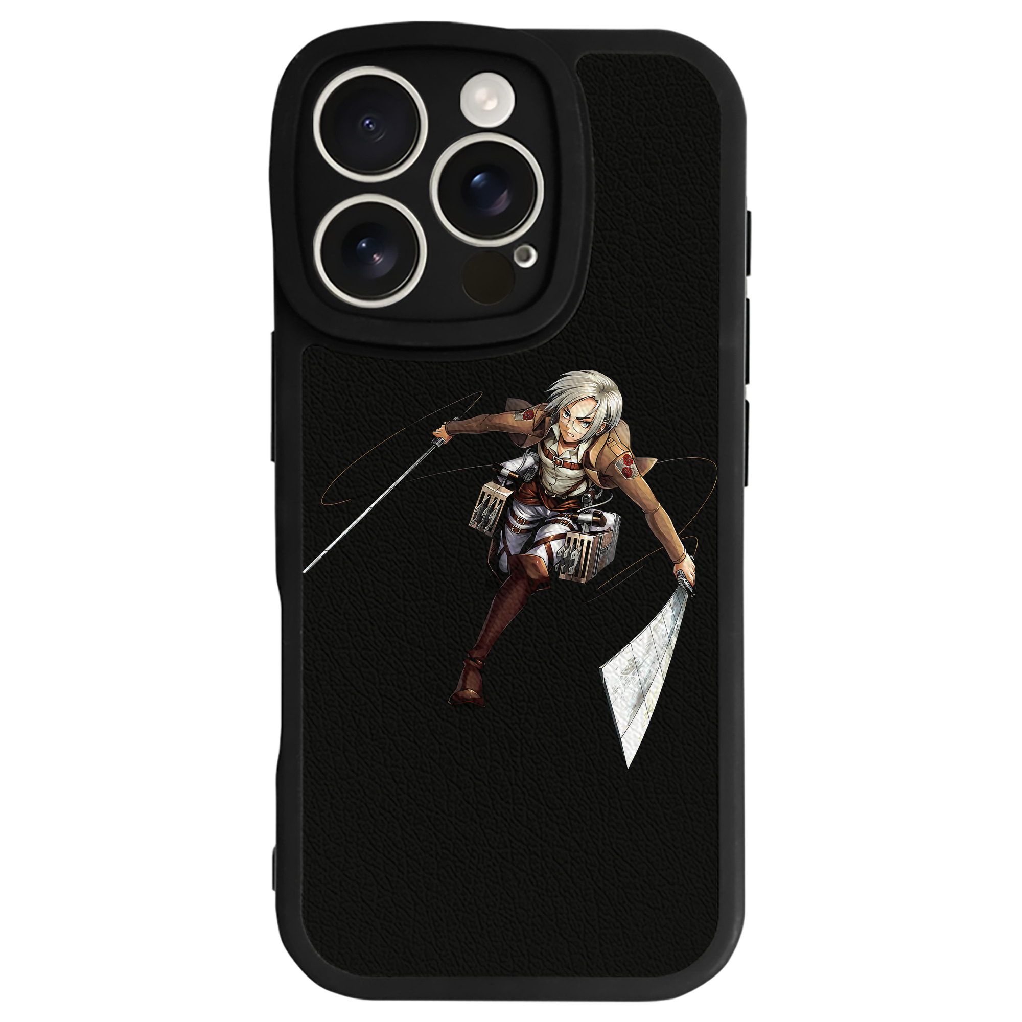 （画像用）  【iPhone 16シリーズ対応】シリコンスマホケース（レザー調） 材質：シリコン